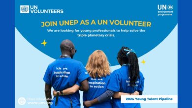 x13 Vacancies for United Nations Environment Programme (UNEP) and the United Nations Volunteers (UNV) Young Talent Pipeline